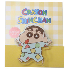 Japan Crayon Shin-chan Acrylic Clip - Shin / Pajama