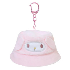 Japan Sanrio Fluffy Keychain - My Melody / Costume Sauna Hat