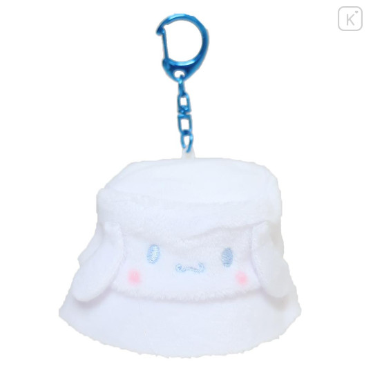 Japan Sanrio Fluffy Keychain - Cinnamoroll / Costume Sauna Hat - 1