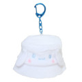 Japan Sanrio Fluffy Keychain - Cinnamoroll / Costume Sauna Hat - 1