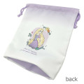 Japan Disney Drawstring Bag - Rapunzel / Flower - 2