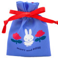 Japan Miffy Mini Drawstring Bag - Rose / Blue & Red - 1