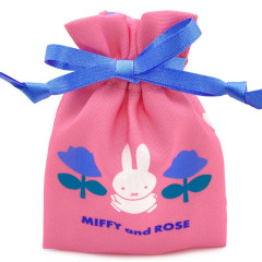 Japan Miffy Mini Drawstring Bag - Rose / Pink & Blue