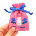 Japan Miffy Mini Drawstring Bag - Rose / Pink & Blue - 3