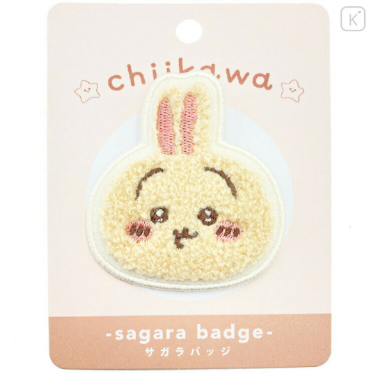 Japan Chiikawa Sagara Embroidery Badge - Rabbit - 1