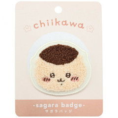 Japan Chiikawa Sagara Embroidery Badge - Chestnut Manju