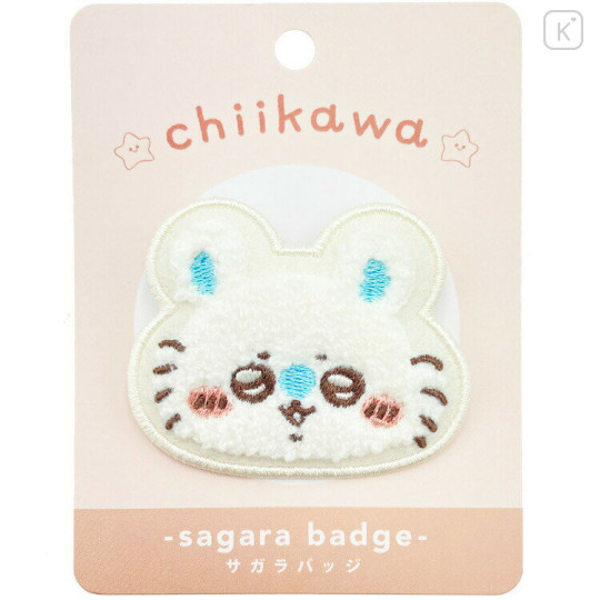 Japan Chiikawa Sagara Embroidery Badge - Momonga - 1