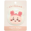 Japan Chiikawa Sagara Embroidery Badge - Furuhonya Kani-chan - 1