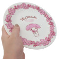 Japan Sanrio Plate - My Melody / Pink Flora - 2