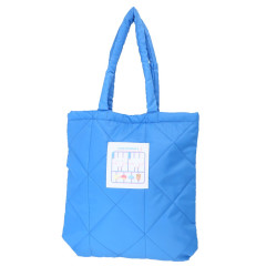 Japan Sanrio Quilted Tote Bag - Cinnamoroll / Blue