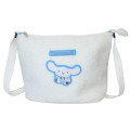 Japan Sanrio Fluffy Shoulder Crossbody Bag - Cinnamoroll - 1