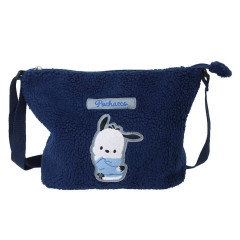 Japan Sanrio Fluffy Shoulder Crossbody Bag - Pochacco