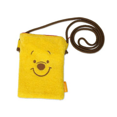 Japan Disney Gadget Phone & Card Shoulder Pouch Crossbody Bag - Pooh