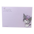 Japan Sanrio Mini Notepad - Kuromi & Baku / Purple - 3