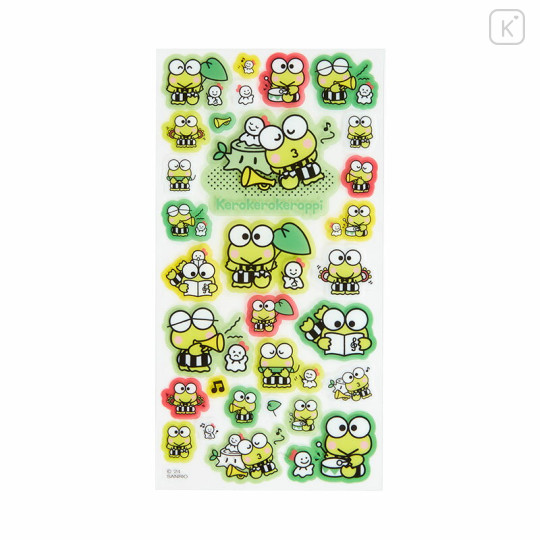 Japan Sanrio Original Sticker - Keroppi / Singing & Dancing - 2