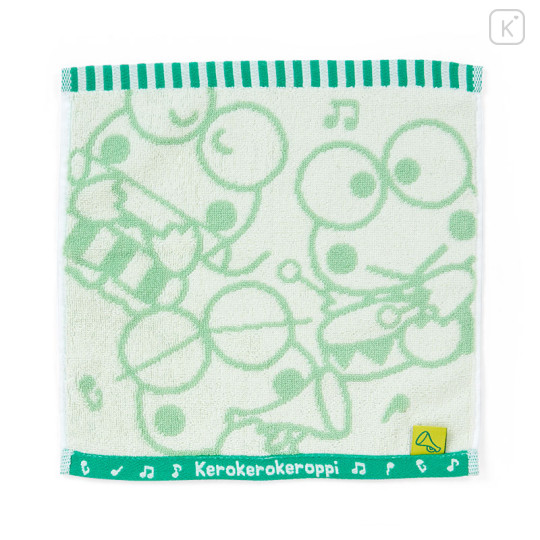 Japan Sanrio Original Petit Towel - Keroppi / Singing & Dancing - 1