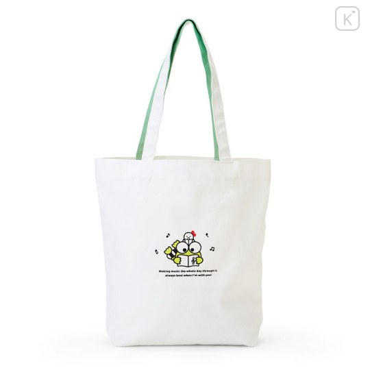 Japan Sanrio Original Tote Bag - Keroppi : Singing & Dancing - 2