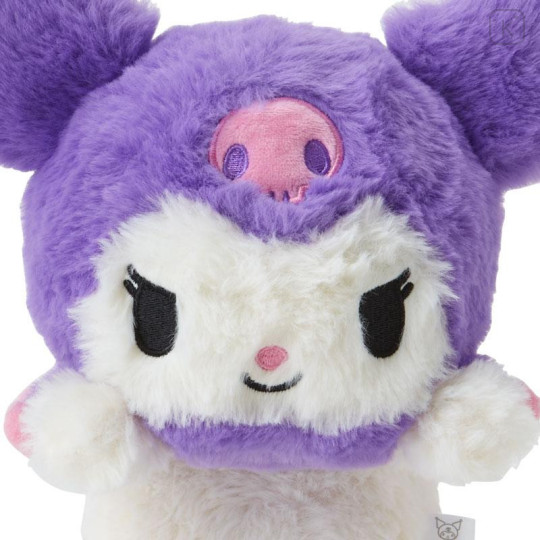 Japan Sanrio Posture Pal Plush - Kuromi : Purple - 4
