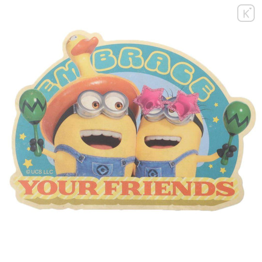 Japan Minions Vinyl Sticker - Despicable Me 4 / Transformation Embrace Your Friends - 1