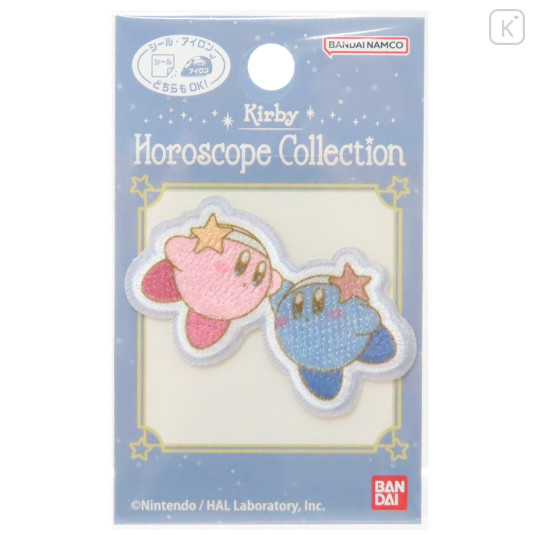 Japan Kirby Embroidery Iron-on Applique Patch - Horoscope Collection Gemini - 1