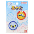 Japan Kirby Fluffy Embroidery Sticker Patch Set - King Dedede & Meta Knight Face - 1