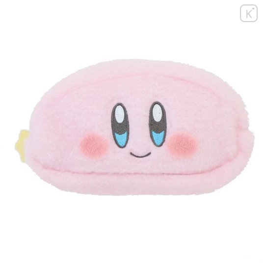 Japan Kirby Fluffy Cosmetic Pouch - Smile Blush - 1