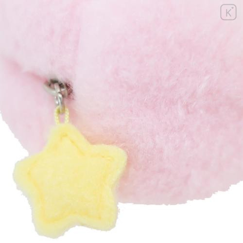 Japan Kirby Fluffy Cosmetic Pouch - Smile Blush - 4