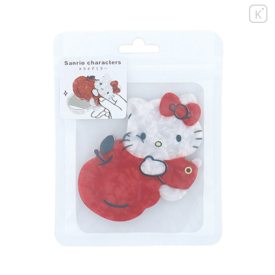 Japan Sanrio Slide Mirror - Hello Kitty / My Fav - 2