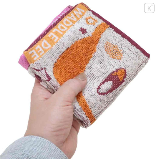 Japan Kirby Jacquard Hand Towel - Kirby & Waddle Star - 3