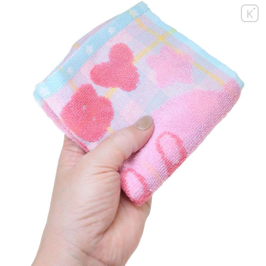 Japan Kirby Jacquard Hand Towel - Kirby Pink & Blue - 3