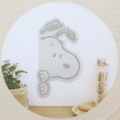 Japan Peanuts Decoration Mirror - Snoopy / Hiding - 2