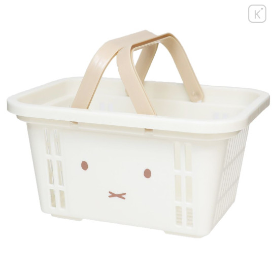 Japan Miffy Mini Basket - Beige / Face - 1