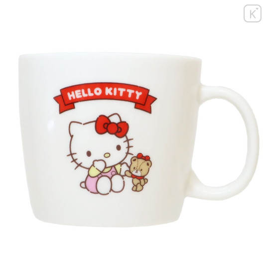 Japan Sanrio Ceramic Mug - Hello Kitty / Always By Your Side - 1