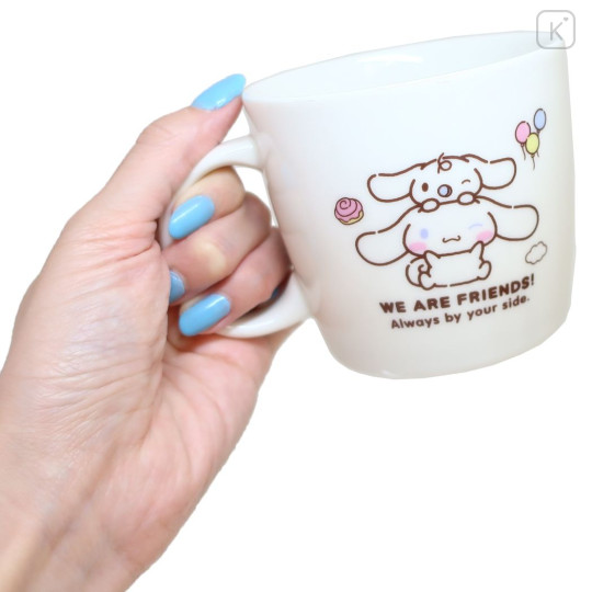 Japan Sanrio Ceramic Mug - Cinnamoroll / Always By Your Side - 2