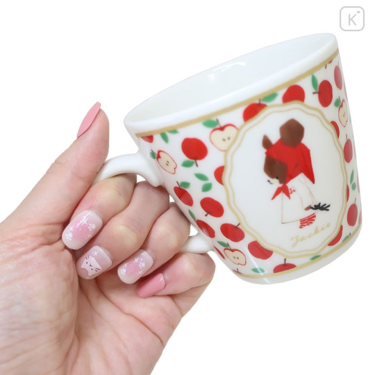 Japan The Bear's School Porcelain Mug - Jackie / Apple - 2