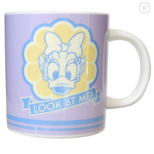 Japan Disney Ceramic Mug - Daisy Duck / Retro - 1