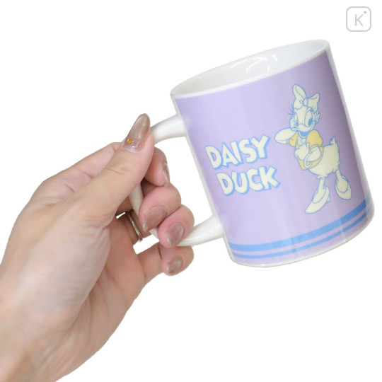 Japan Disney Ceramic Mug - Daisy Duck / Retro - 2