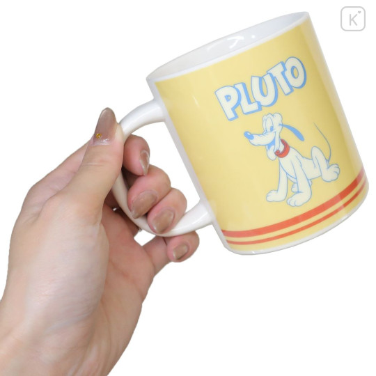 Japan Disney Ceramic Mug - Pluto : Retro - 2