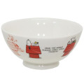 Japan Peanuts Porcelain Rice Bowl - Snoopy & Woodstock / House - 2