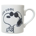 Japan Peanuts Porcelain Mug - Snoopy / Joe Cool - 1