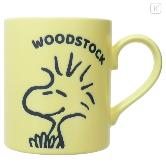 Japan Peanuts Porcelain Mug - Woodstock / Sleep - 1