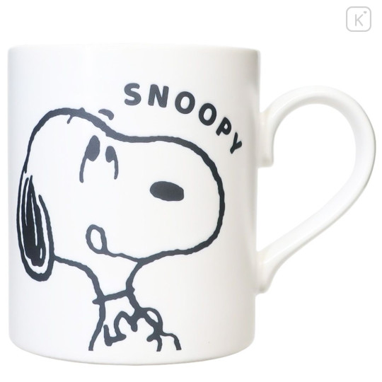 Japan Peanuts Porcelain Mug - Snoopy / Food Time - 1