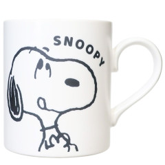 Japan Peanuts Porcelain Mug - Snoopy / Food Time