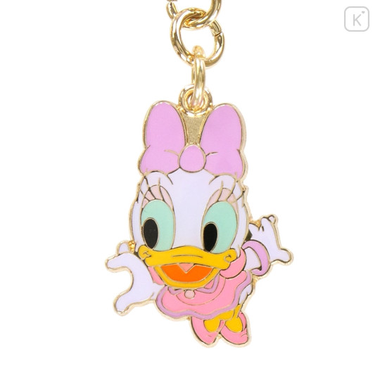 Japan Tokyo Disney Resort Metal Keychain Set - Minnie Mouse & Daisy Duck / Toddler - 3