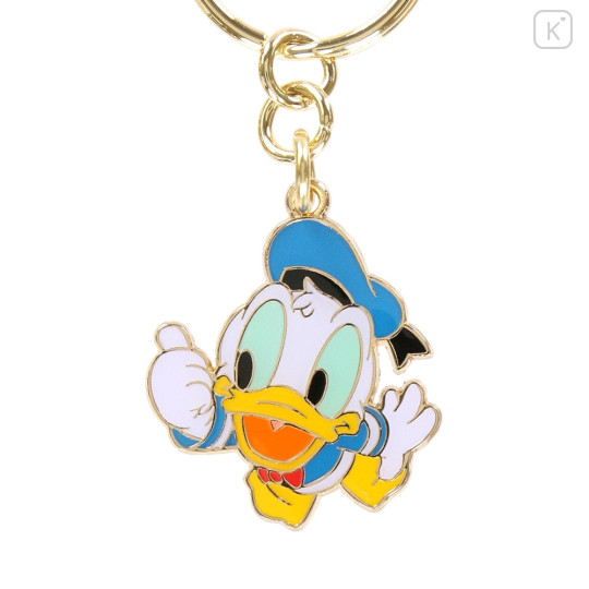 Japan Tokyo Disney Resort Metal Keychain Set - Mickey Mouse & Donald Duck / Toddler - 3