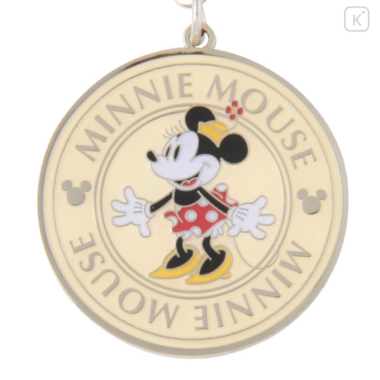 Japan Tokyo Disney Resort Metal Keychain Set - Mickey Mouse & Minnie Mouse - 4