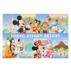 Japan Tokyo Disney Resort Memo Paper - Mickey Mouse and Friends