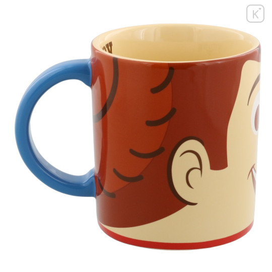 Japan Tokyo Disney Resort Ceramic Mug - Toy Story : Woody Face - 4
