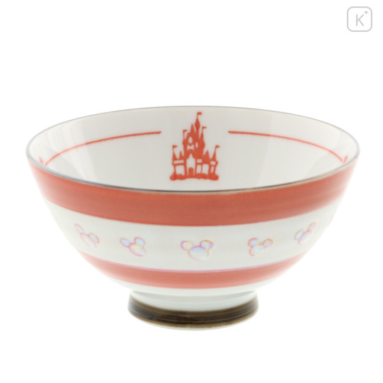 Japan Tokyo Disney Resort Rice Bowl - Minnie Mouse / Aurora Orange Red - 1