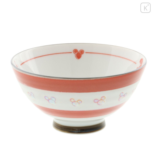 Japan Tokyo Disney Resort Rice Bowl - Minnie Mouse / Aurora Orange Red - 3